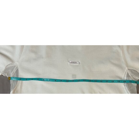 Givenchy Mens White Cotton Short Sleeve T-Shirt Mesh Underarm Detail Size Large - Picture 16 of 16